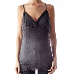 SAGA Gray Faded Tank Top